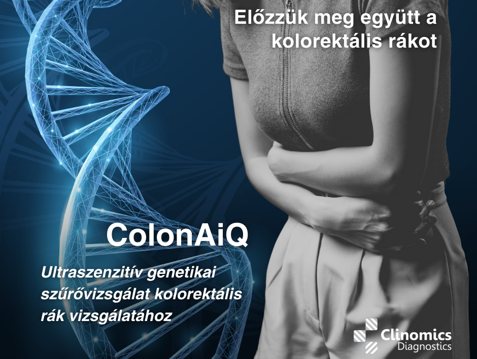 ColonAiQ multigénes DNS metilációs teszt kolorektális rák vizsgálatához